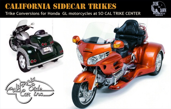 California Side Car Inc. trike conversion kits for Honda GL motorcycles ...